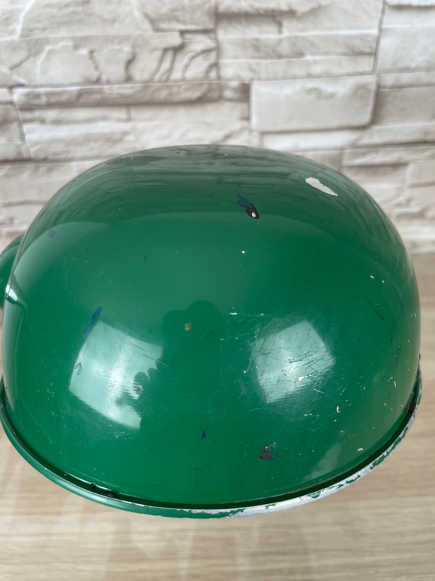 Lampada Vintage Da Tavolo Snodabile Anni 70 Industriale Verde Con Morsetto