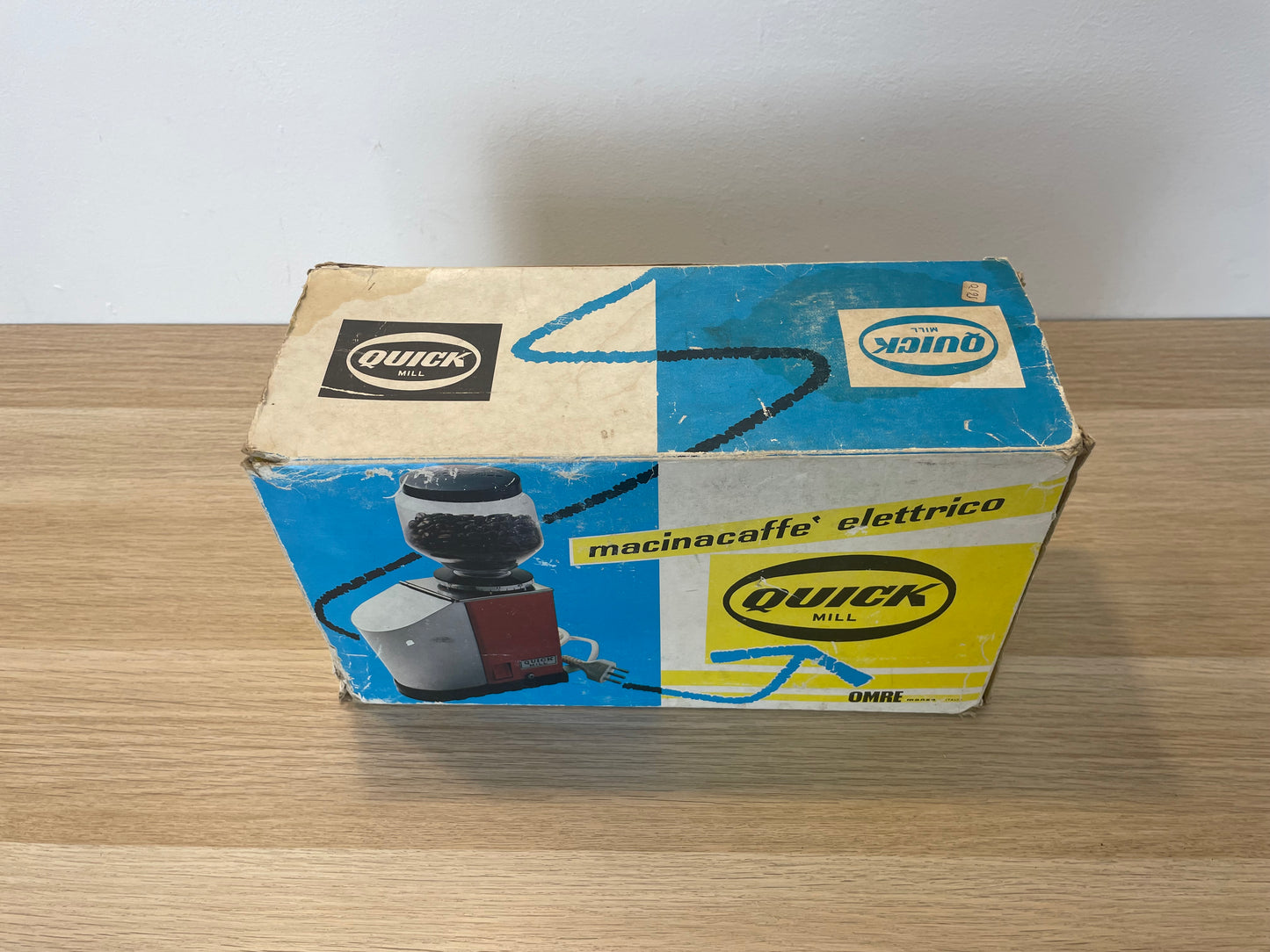 Macina Caffè Elettrico Calipso Quick Mill Vintage Epoca Anni 60 Con Scatola