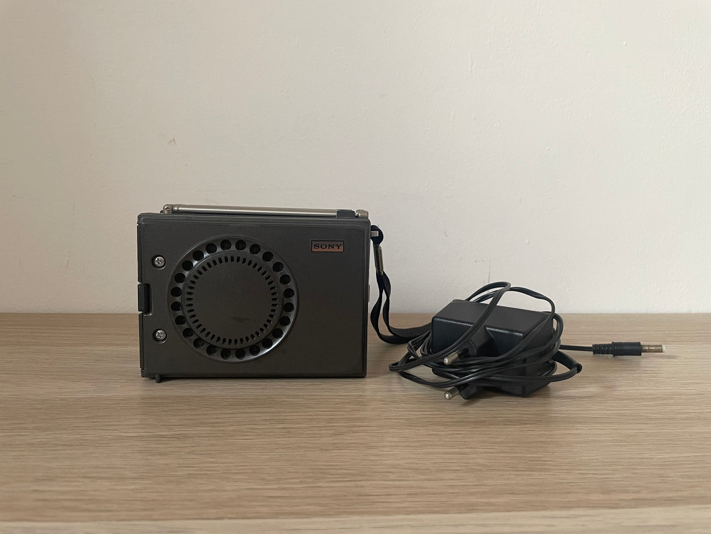 Radio Portatile Sony ICF 7800 Am Fm Vintage Anni 70 Made In Japan Nero Antenna