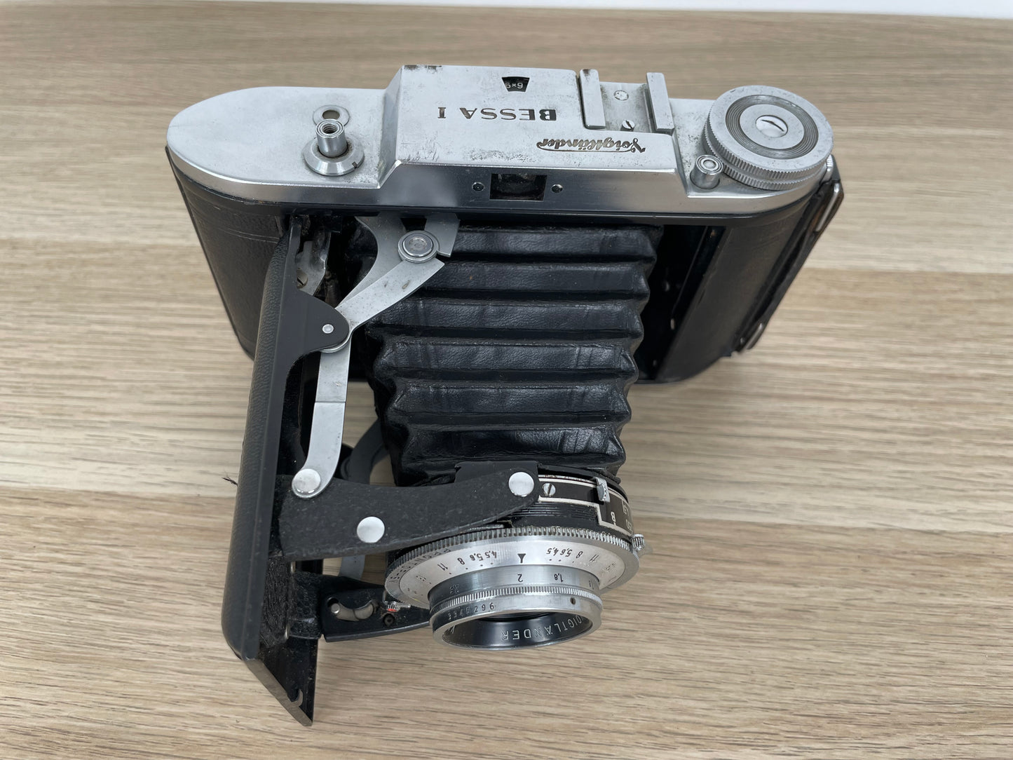 Fotocamera A Soffietto Voigtländer Bessa I 6x9 Epoca Anni 50 Obiettivo Prontor