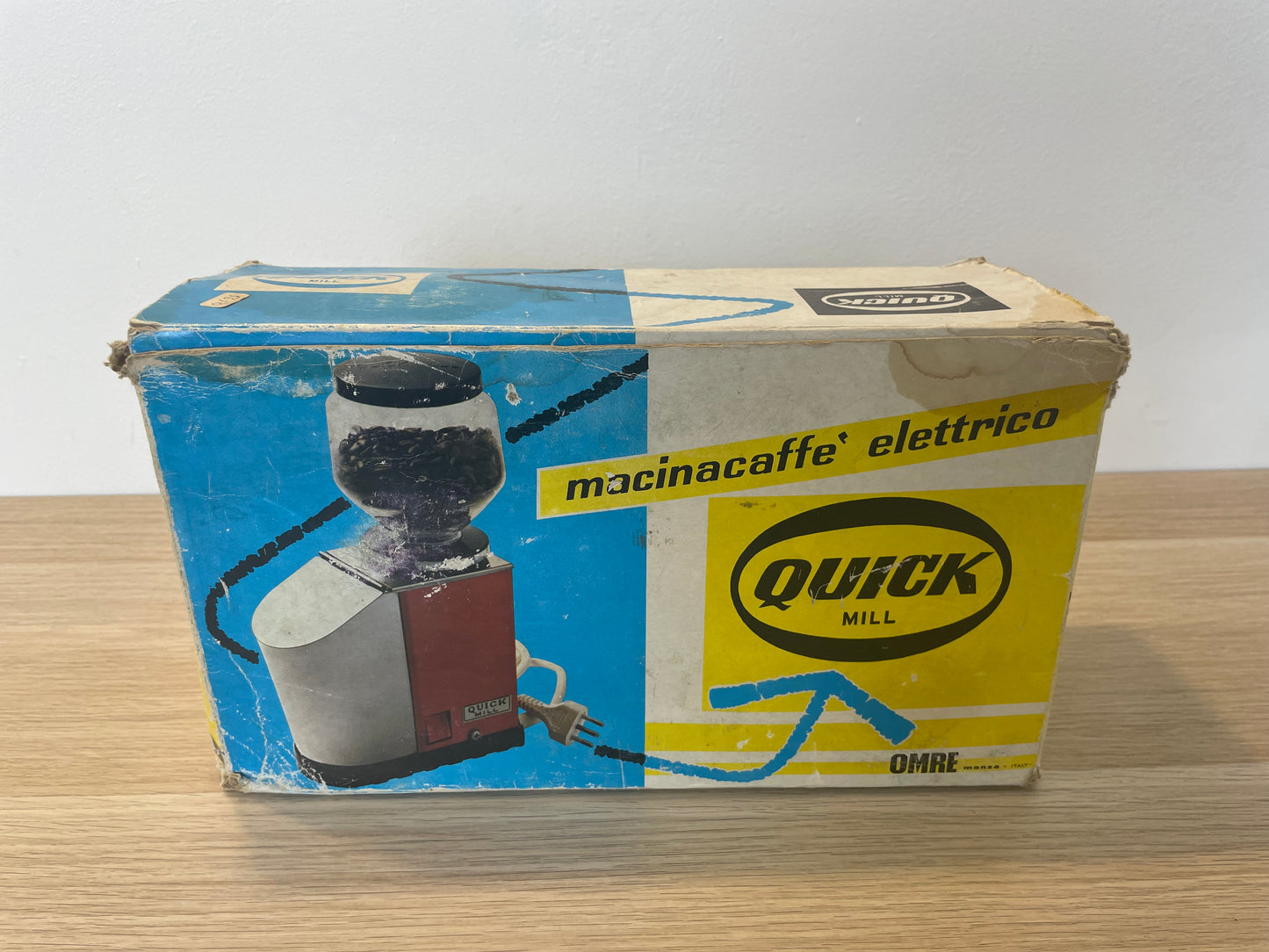 Macina Caffè Elettrico Calipso Quick Mill Vintage Epoca Anni 60 Con Scatola