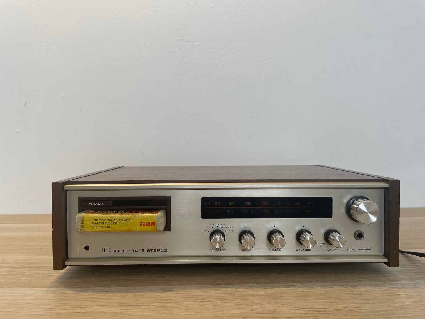 Lettore Stereo 8 Tuner Precor IC Solid State Stereo Amplificatore Integrato Vintage 70