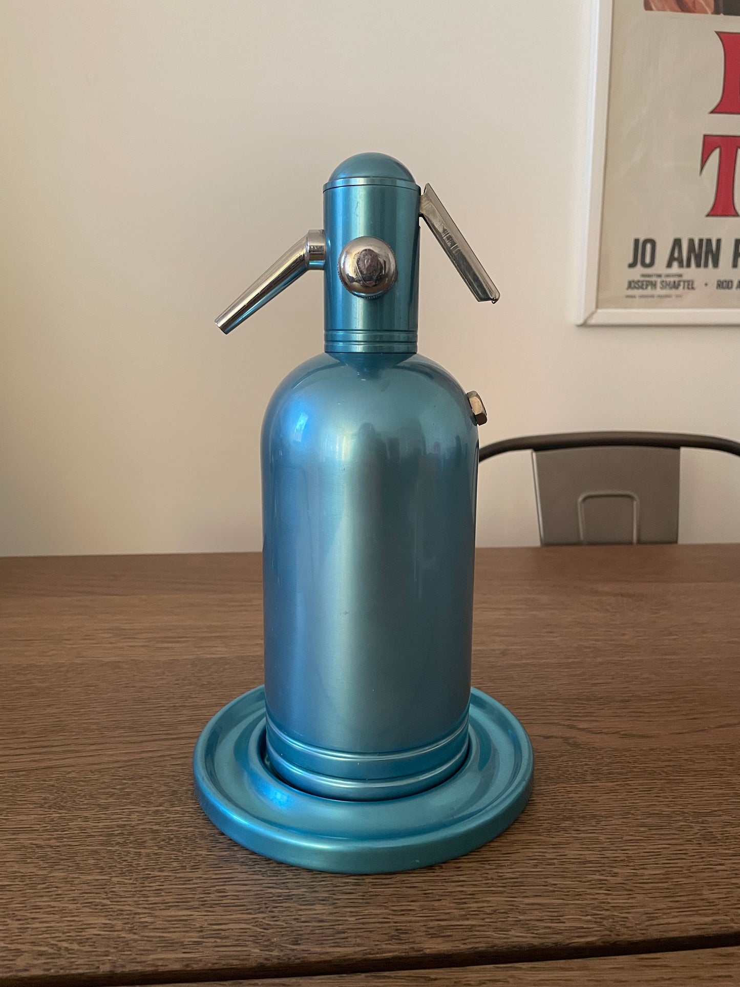 Seltz Sifone Autoseltz SACCAB Azzurro Design Sergio Asti Scatola Cartucce libretto istruzioni