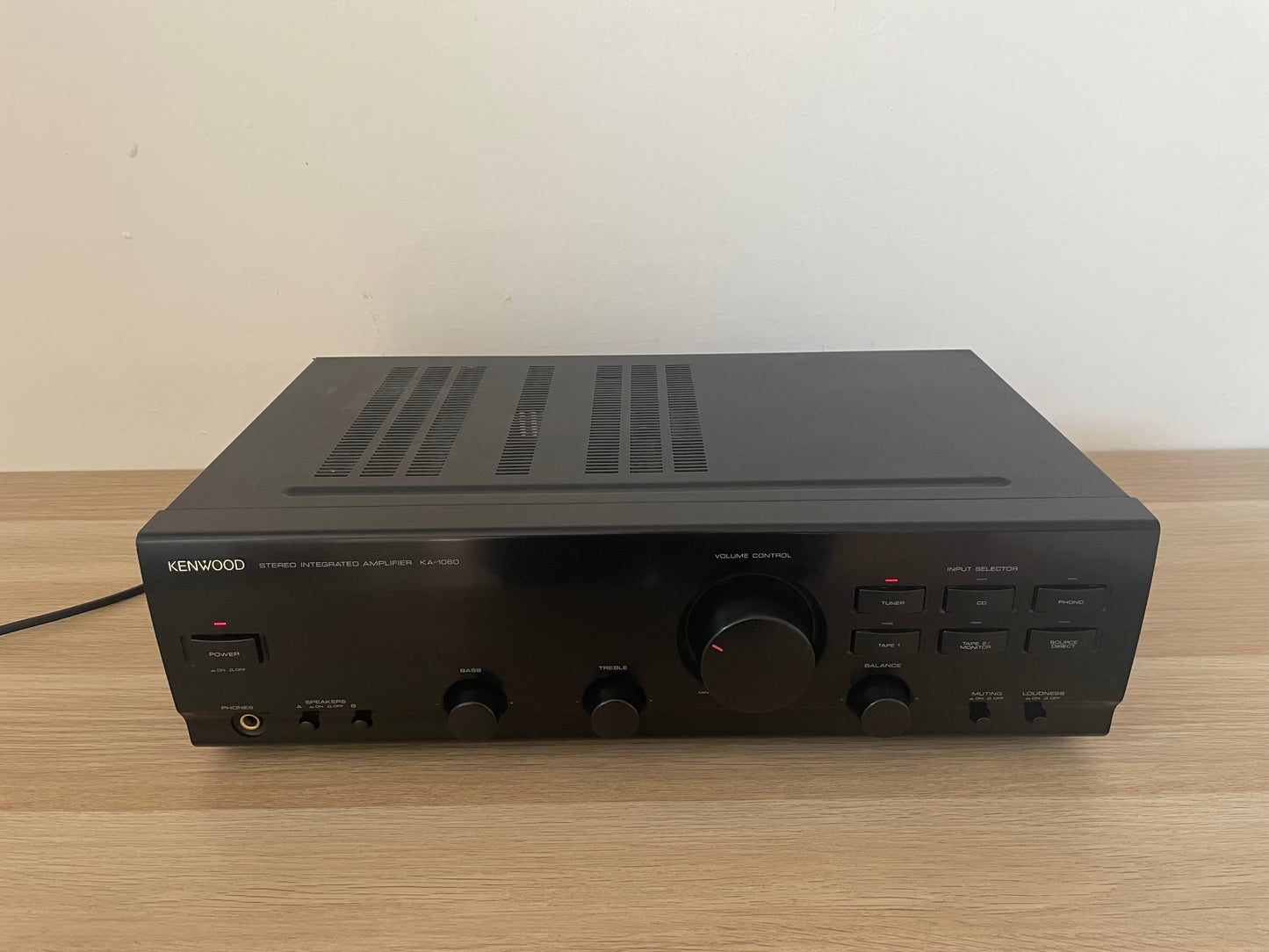 Amplificatore E Tuner Kenwood KA-1060 KT-2080 Stereo Hifi Vintage Nero Anni 90