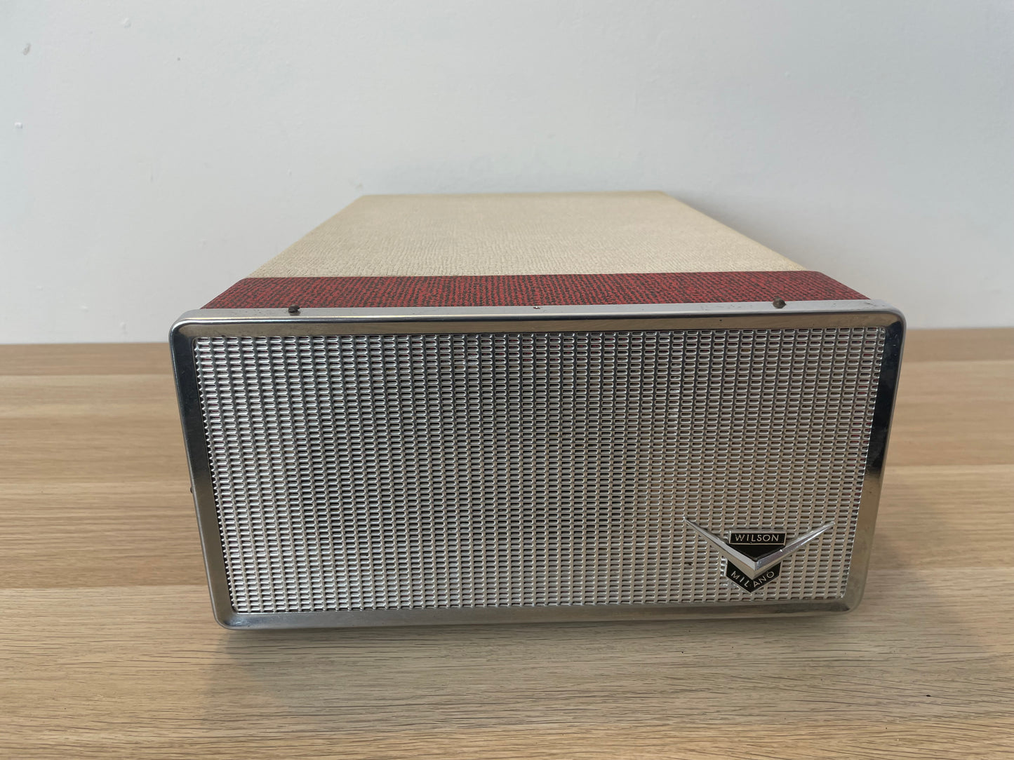 Fonovaligia Philips Giradischi Wilson Vintage Anni 60 Rossa Per Pezzi Ricambio