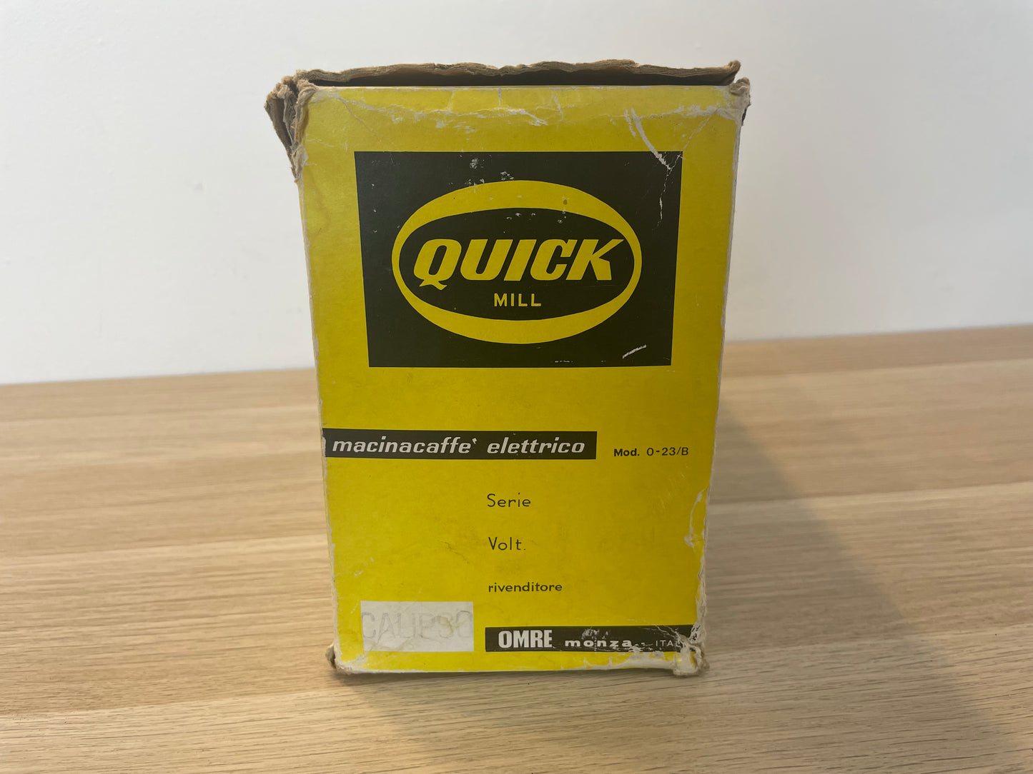 Macina Caffè Elettrico Calipso Quick Mill Vintage Epoca Anni 60 Con Scatola