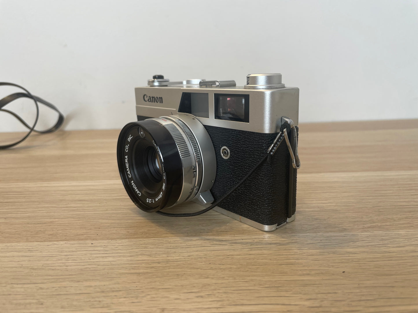 Fotocamera Analogica Canon Canonet QL25 Telemetro 35mm Obiettivo Vintage Nera