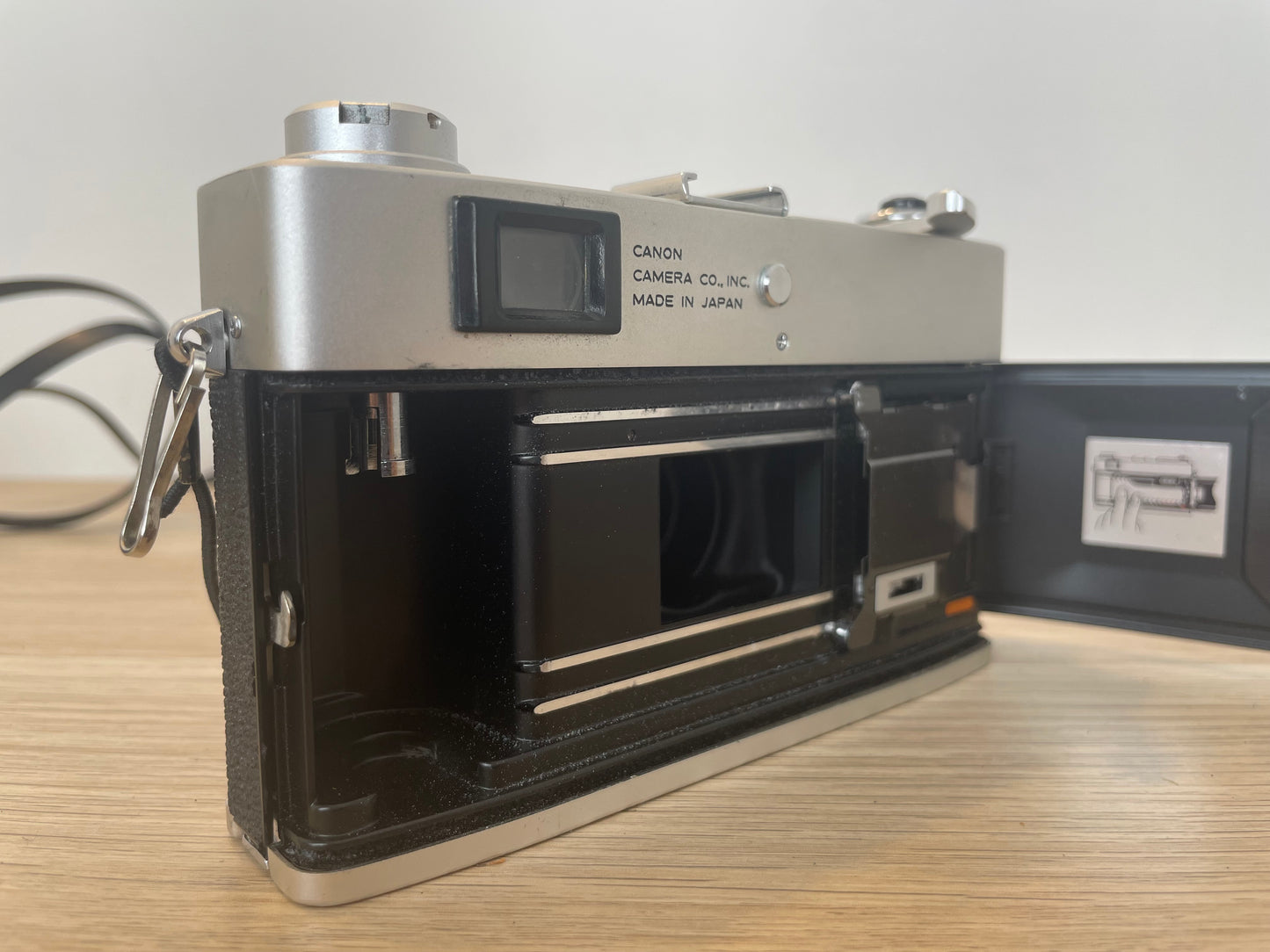 Fotocamera Analogica Canon Canonet QL25 Telemetro 35mm Obiettivo Vintage Nera