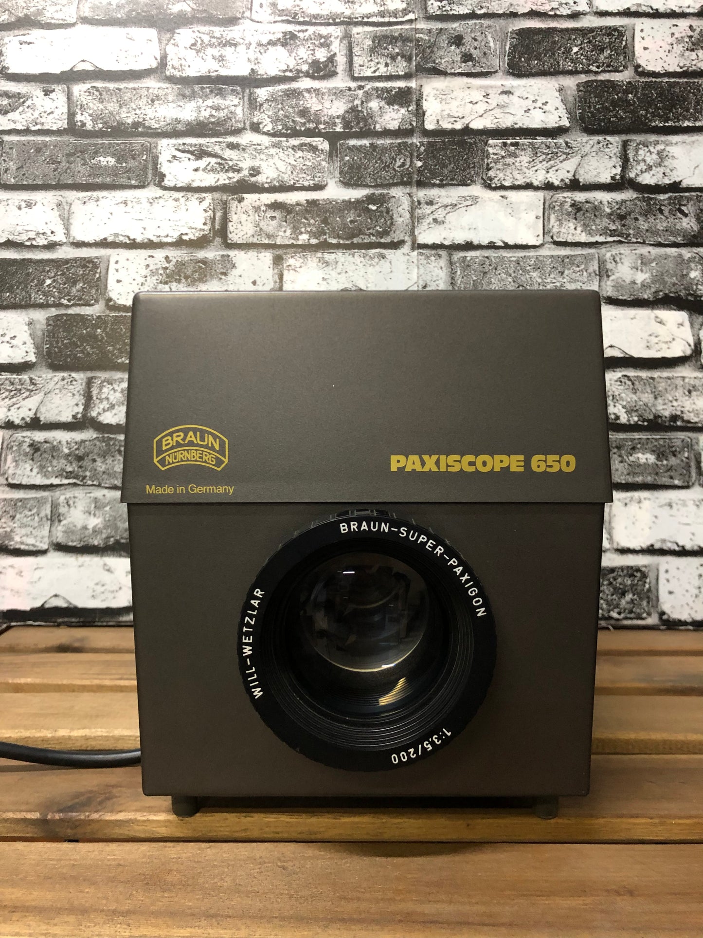 Episcopio Braun Nurnberg Paxiscope 650 Funzionante Con Cavo Made in Germany