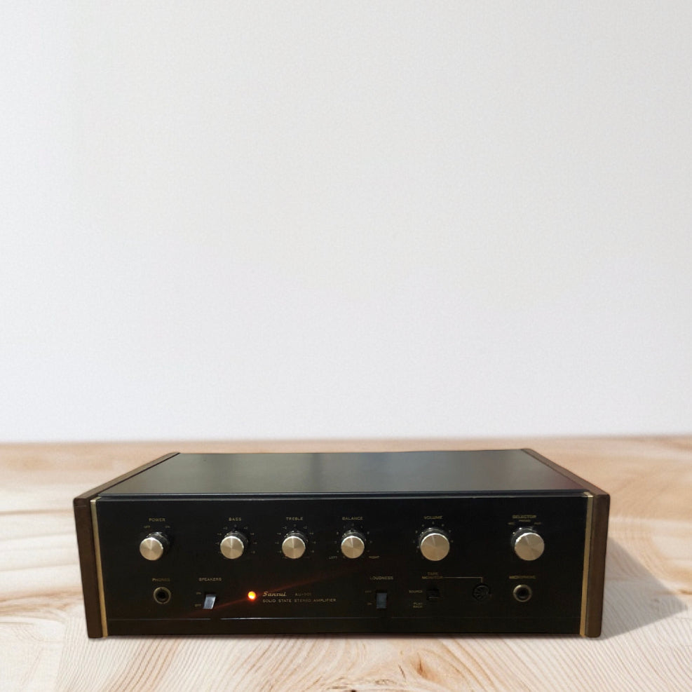 Amplificatore Sansui AU-101 Stereo Vintage Funzionante Nero Giappone Anno 1973