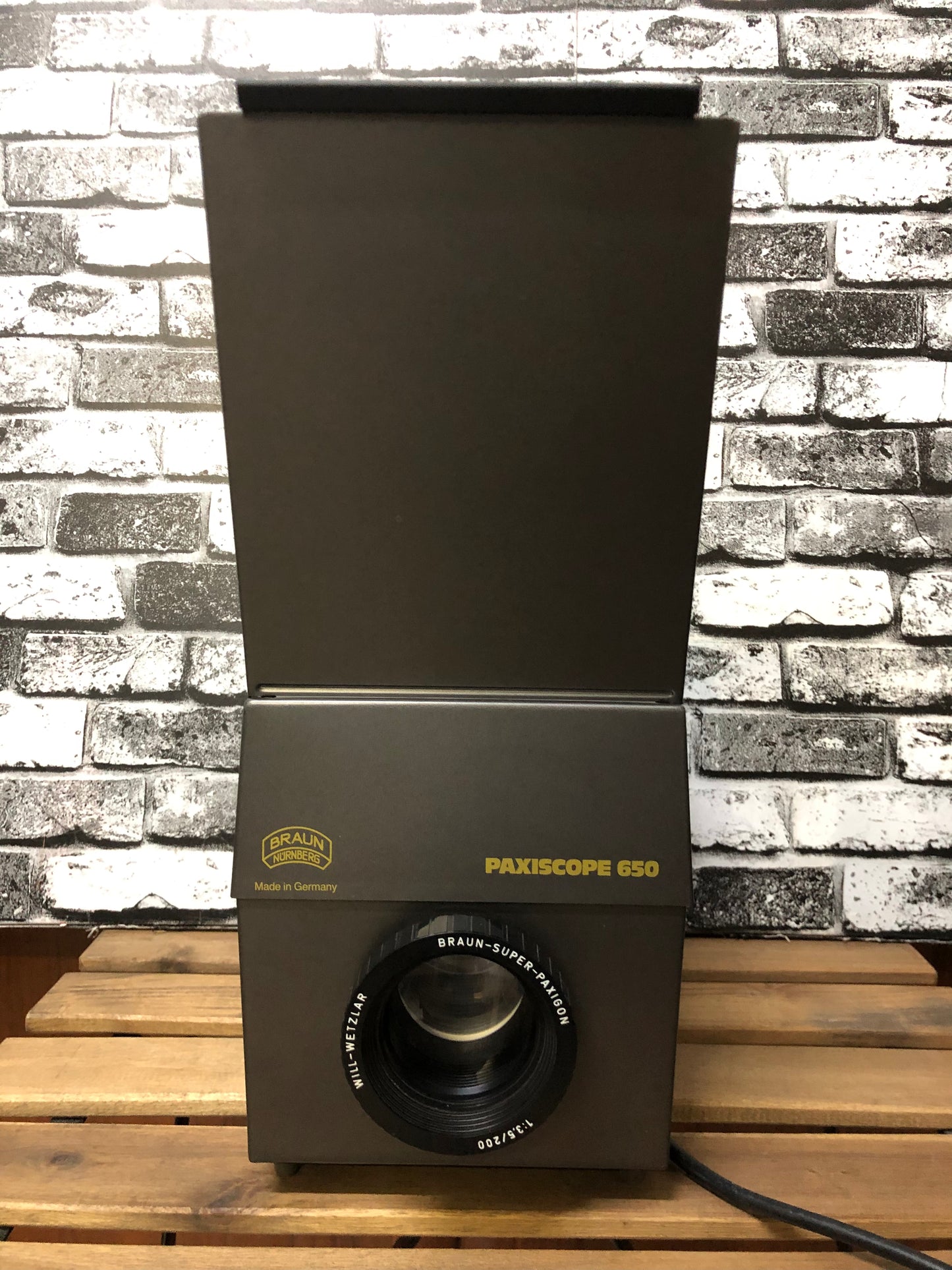 Episcopio Braun Nurnberg Paxiscope 650 Funzionante Con Cavo Made in Germany