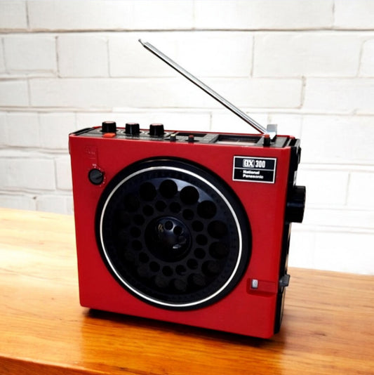 Radio National Panasonic GX300 RF-888JBS Vintage Epoca Anni 70 Rossa FM AM