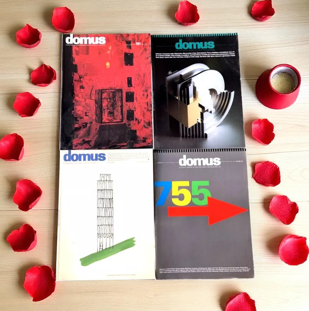 Lotto Stock 4 Riviste Domus Design Architettura Magazine Arte Storia Gio Ponti