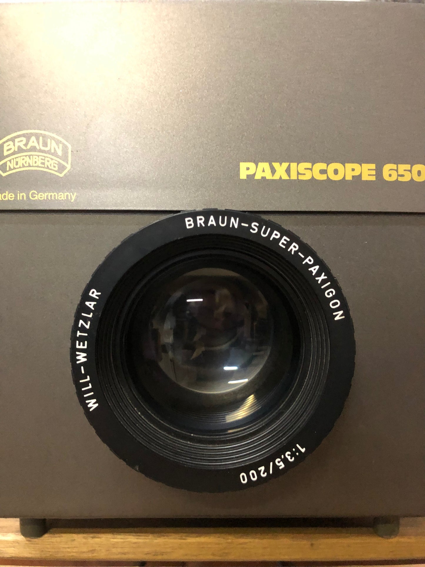 Episcopio Braun Nurnberg Paxiscope 650 Funzionante Con Cavo Made in Germany