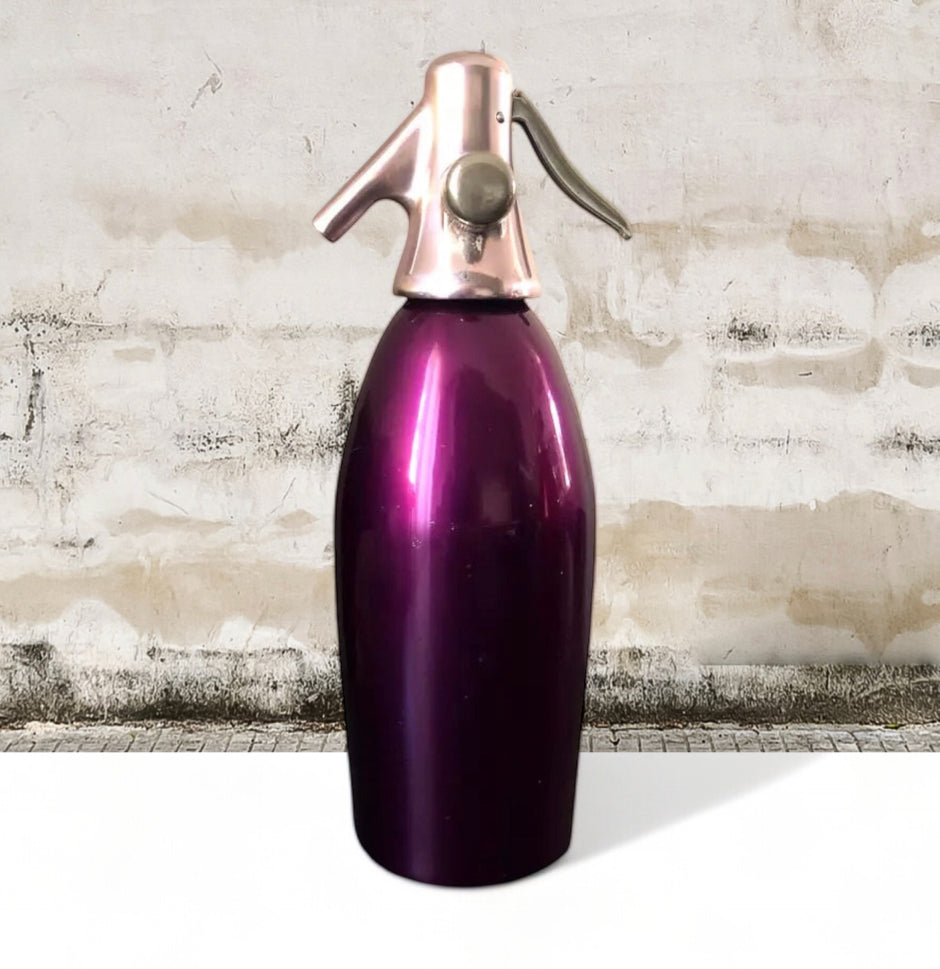 Sifone Per Seltz Autoseltz SACCAB Vintage Fucsia Rosa Design Sergio Asti Epoca