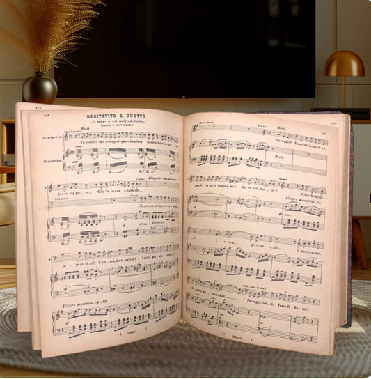 Antico Spartito L’Africana Opera In 5 Atti G. Meyerbeer Circolo Roma Bengasi