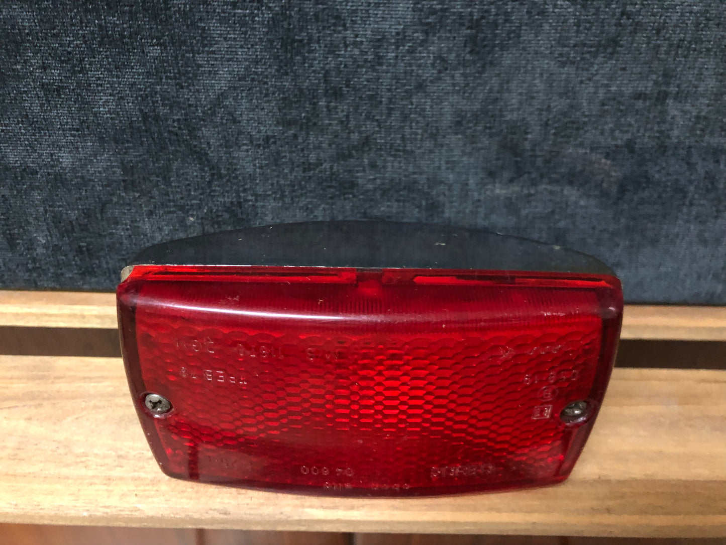 Faro Fanale Di Stop Gecar 04600 Rettangolare Rosso Cromato Auto Fiat Lancia Ford