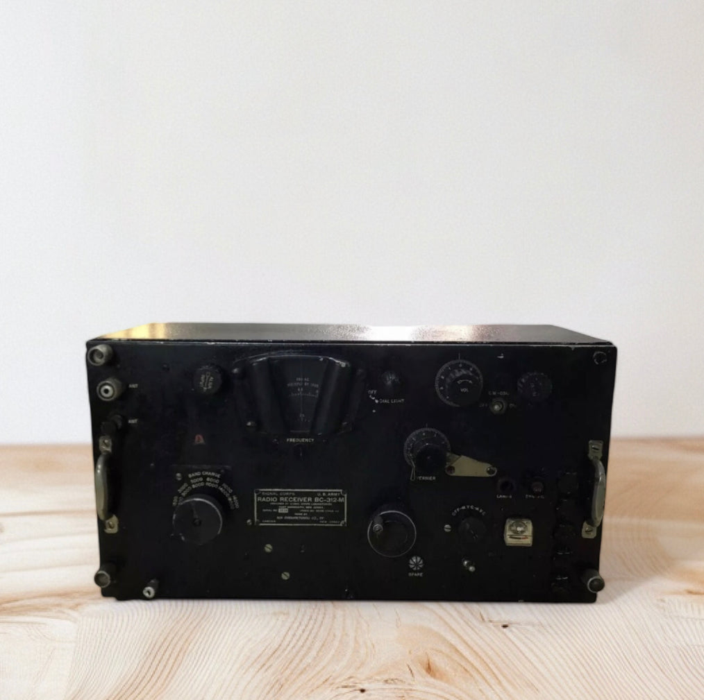 Antica Radio Militare US Army BC 312 M Epoca Seconda Guerra Mondiale WW2 Raro