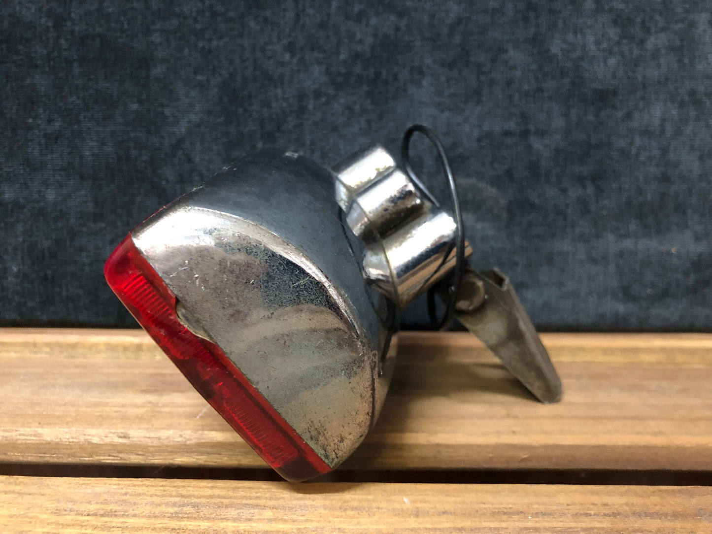 Faro Fanale Di Stop Gecar 04600 Rettangolare Rosso Cromato Auto Fiat Lancia Ford