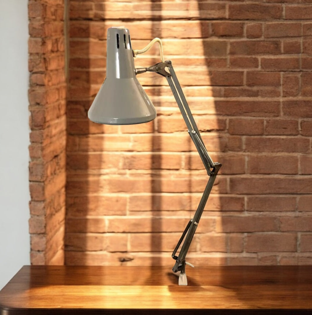 Lampada Snodabile Vintage Seminara Industriale Ministeriale Officina Grigio