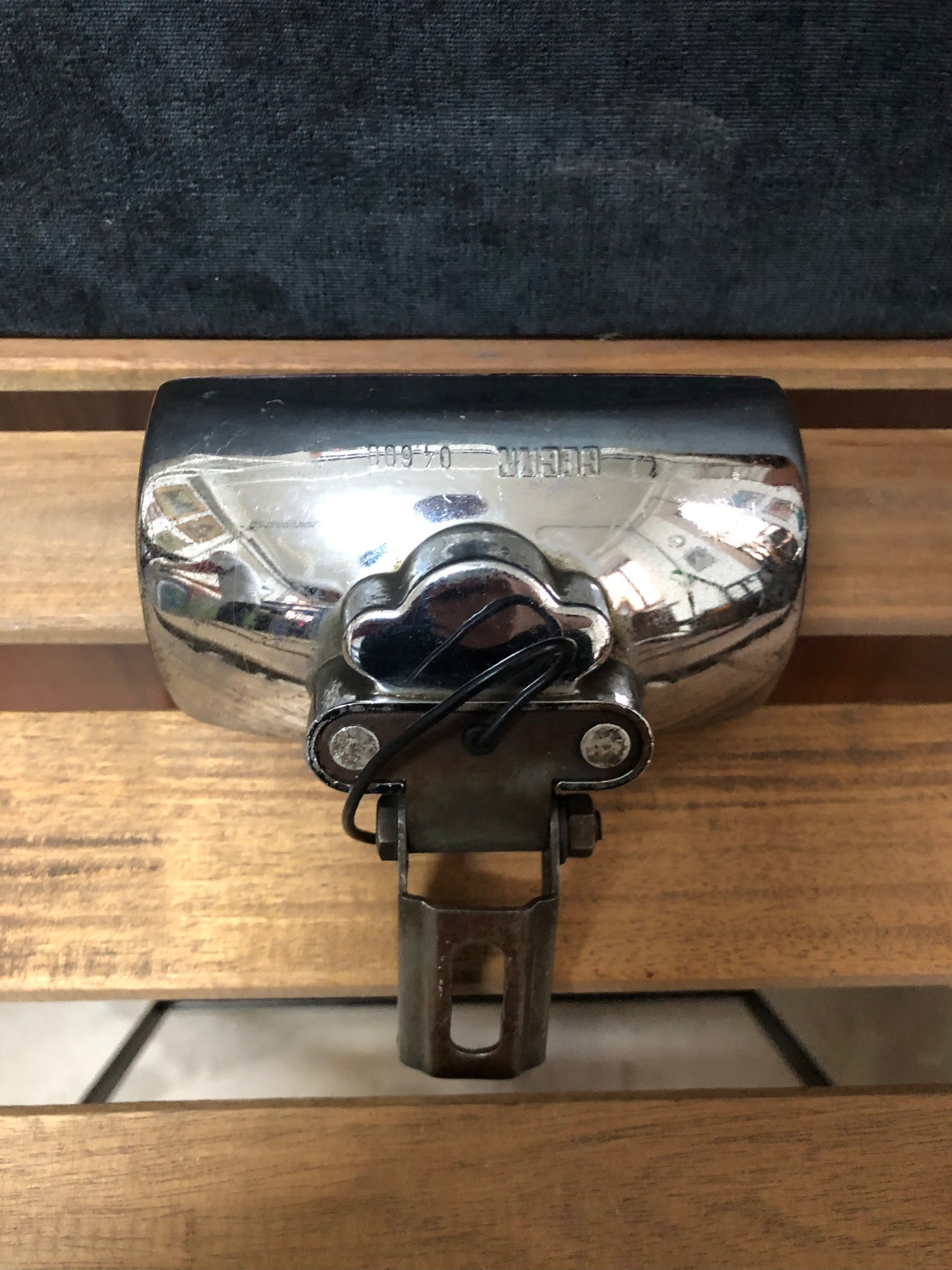Faro Fanale Di Stop Gecar 04600 Rettangolare Rosso Cromato Auto Fiat Lancia Ford
