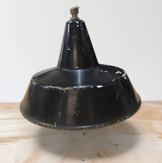Lampada Industriale A Sospensione Soffitto Vintage Nero Cappello Di Strega