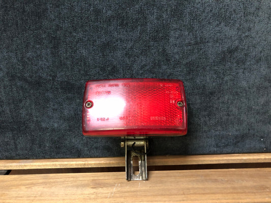 Faro Fanale Di Stop Gecar 04600 Rettangolare Rosso Cromato Auto Fiat Lancia Ford