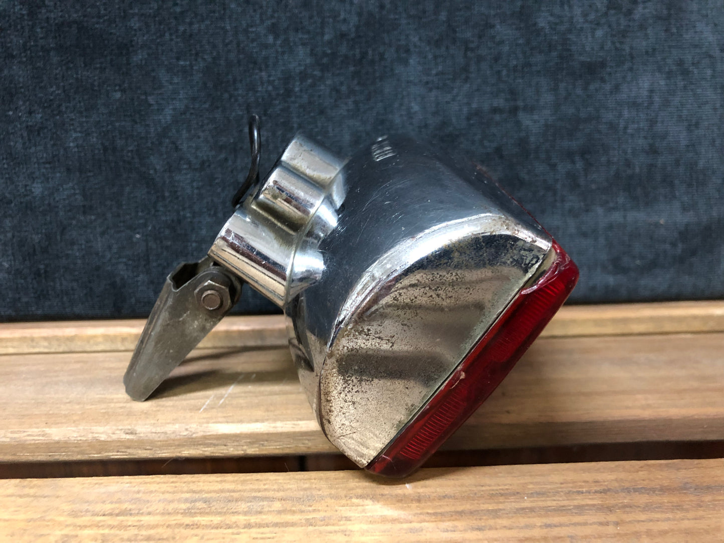 Faro Fanale Di Stop Gecar 04600 Rettangolare Rosso Cromato Auto Fiat Lancia Ford