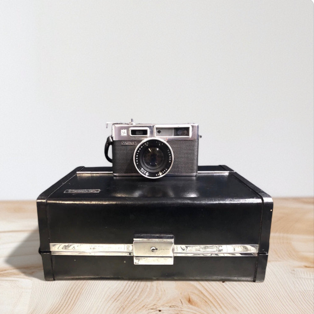 Fotocamera Yashica Electro 35 Obiettivo Yashinon Custodia Yashikor Telemetro