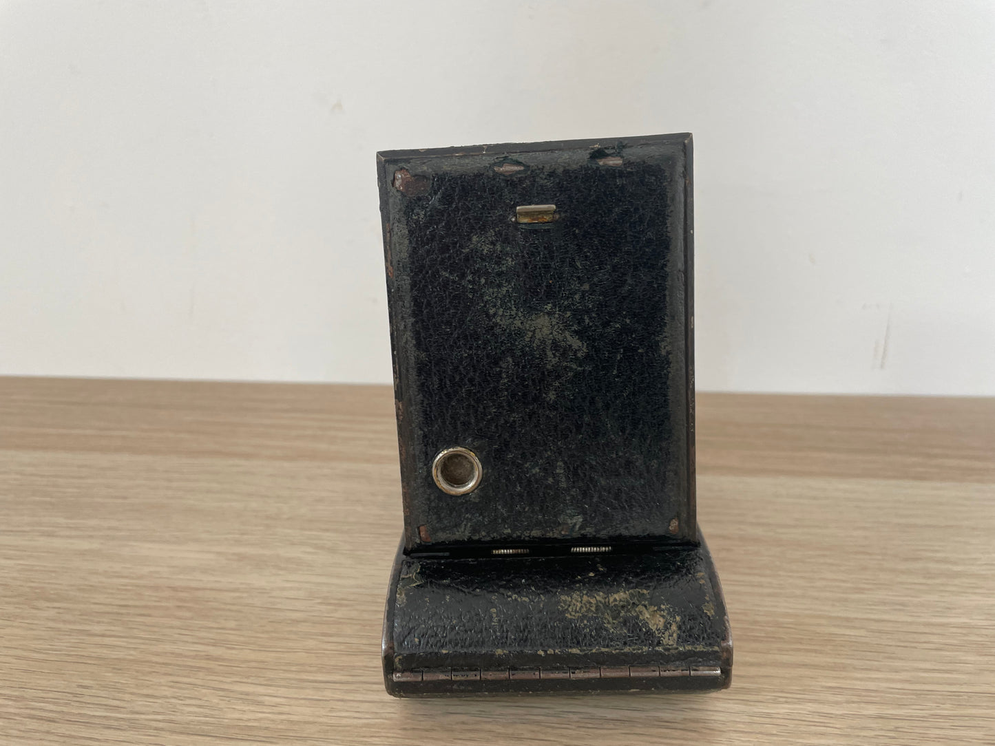 Antica Fotocamera A Soffietto Balda 6x9 Epoca Vintage Nera Con Custodia