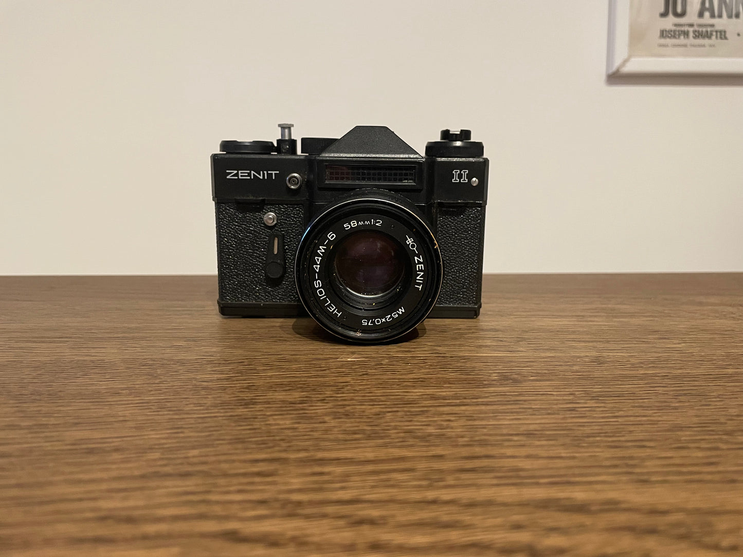 Fotocamera Analogica Zenit II Reflex SLR 35mm Obiettivo Helios 44-M 6 Nera