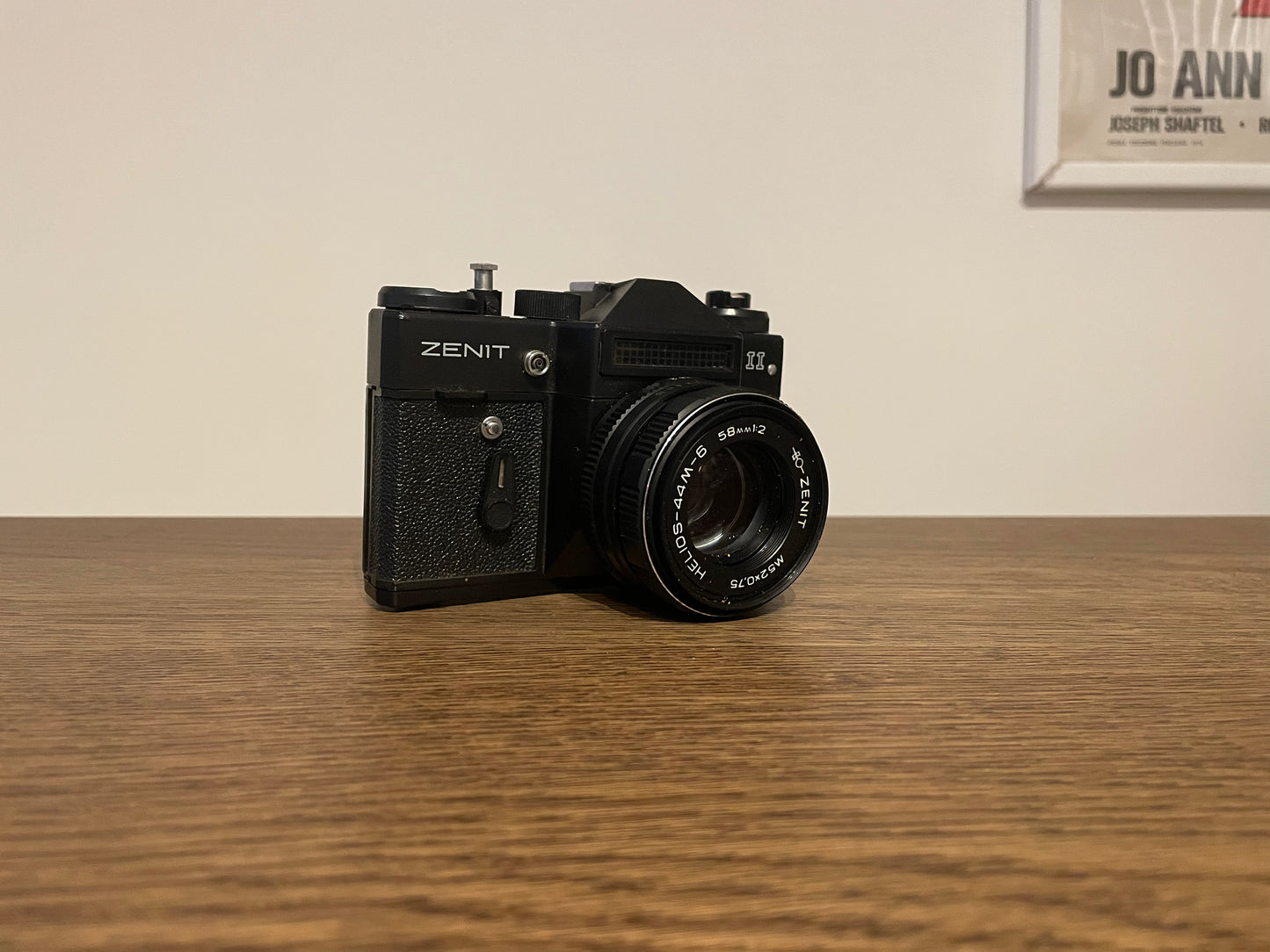 Fotocamera Analogica Zenit II Reflex SLR 35mm Obiettivo Helios 44-M 6 Nera