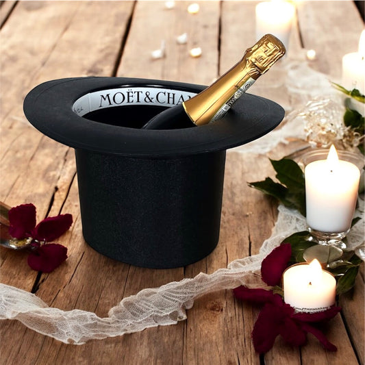 Glacette Secchiello Ghiaccio Moët & Chandon Francia Vintage Cilindro Nero Raro