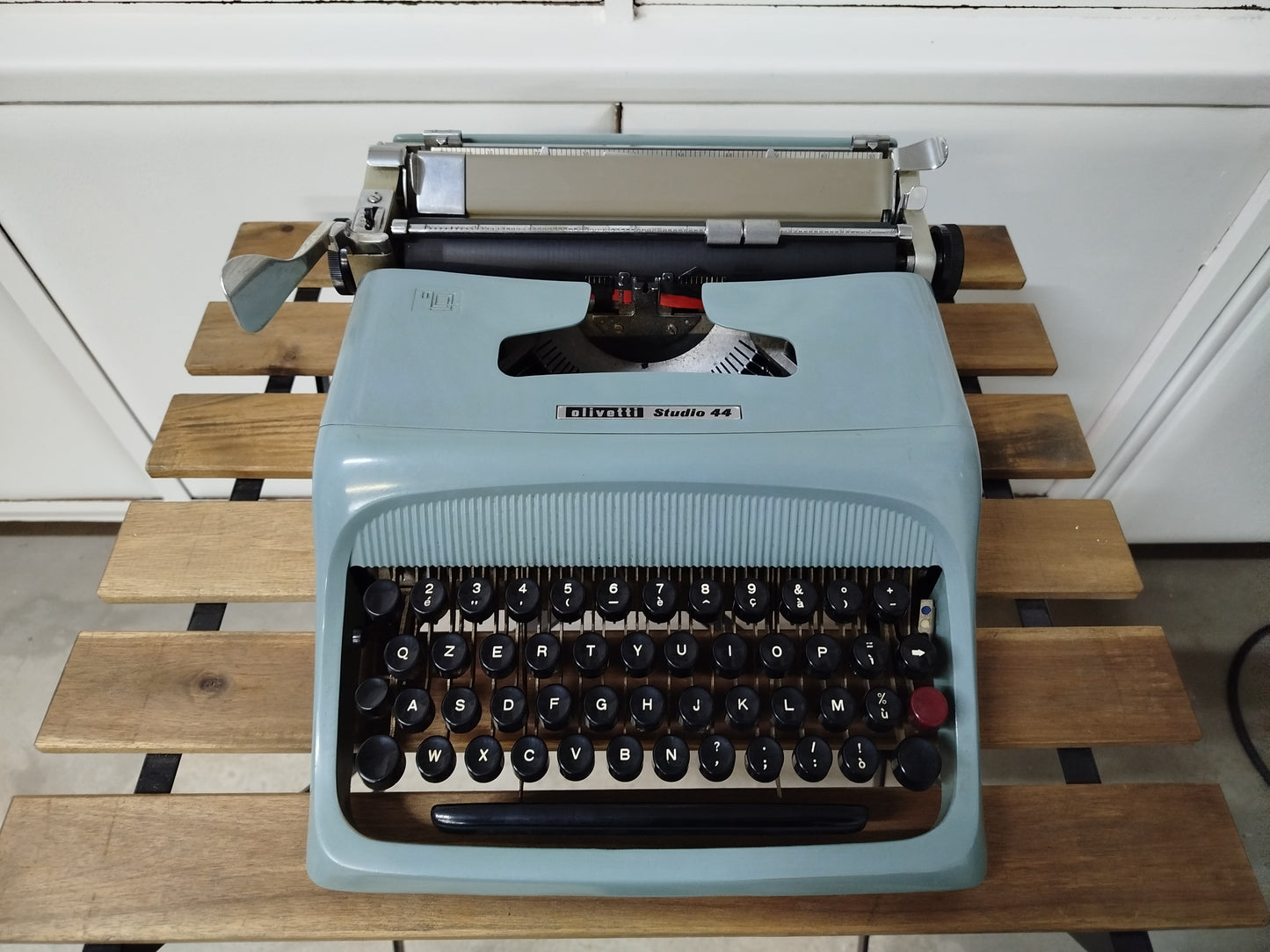 Macchina Da Scrivere Olivetti Studio 44 Vintage Epoca Con Custodia Funzionante