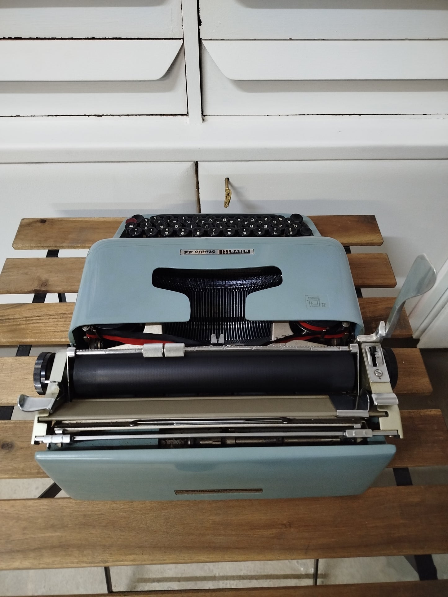 Macchina Da Scrivere Olivetti Studio 44 Vintage Epoca Con Custodia Funzionante