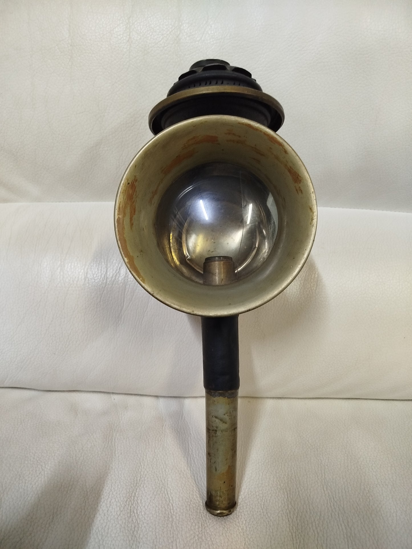 Due 2 Lanterne Da Carrozza Antiche Vintage Epoca Originali Metallo Fari A Candela