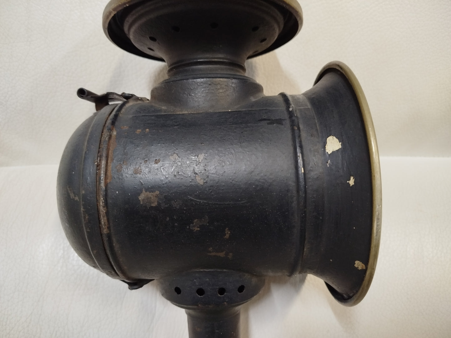 Due 2 Lanterne Da Carrozza Antiche Vintage Epoca Originali Metallo Fari A Candela