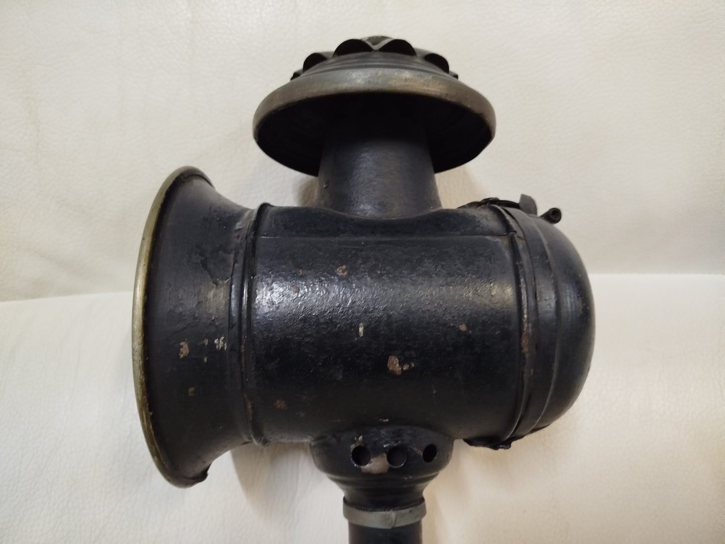 Due 2 Lanterne Da Carrozza Antiche Vintage Epoca Originali Metallo Fari A Candela