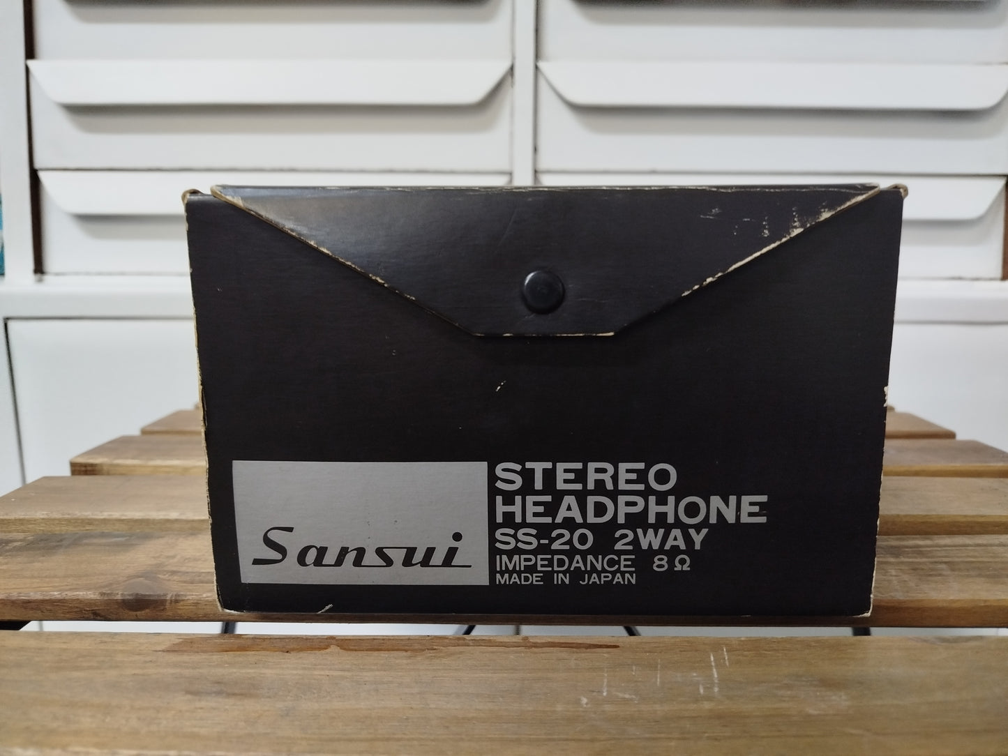 Cuffie Sansui SS20 Vintage Epoca Anni 70 Con Scatola Originale Istruzioni White