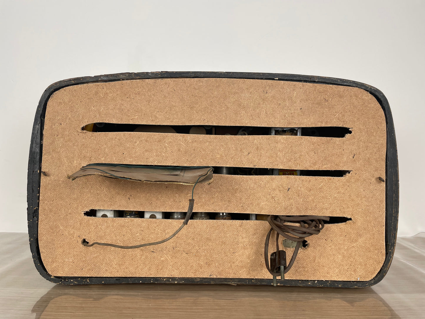 Antica Radio D'Epoca Minerva 525/2 Vintage Valvolare Anni 50 In Legno Solo AM