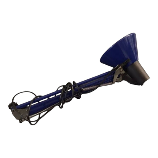 Lampada Snodabile Industriale A Morsetto Regolabile Colore Blu Attacco Inglese