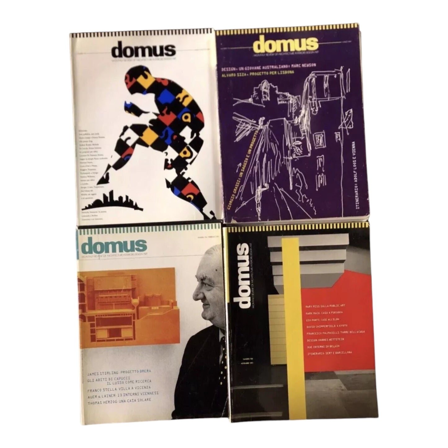 Lotto Stock 4 Riviste Domus Design Architettura Magazine Arte Storia Gio Ponti