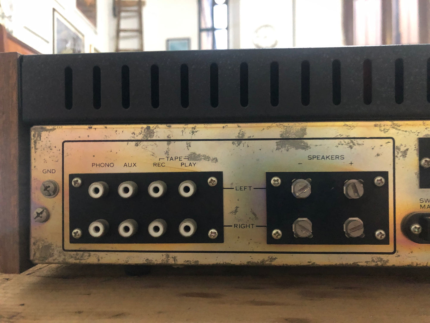 Amplificatore Sansui AU-101 Stereo Vintage Funzionante Nero Giappone Anno 1973