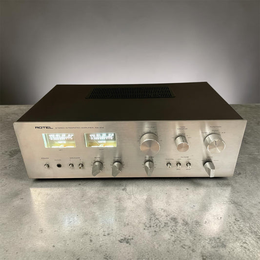 Amplificatore Integrato Rotel RA-414 Stereo HiFi Argento Vintage Anni 70 Japan