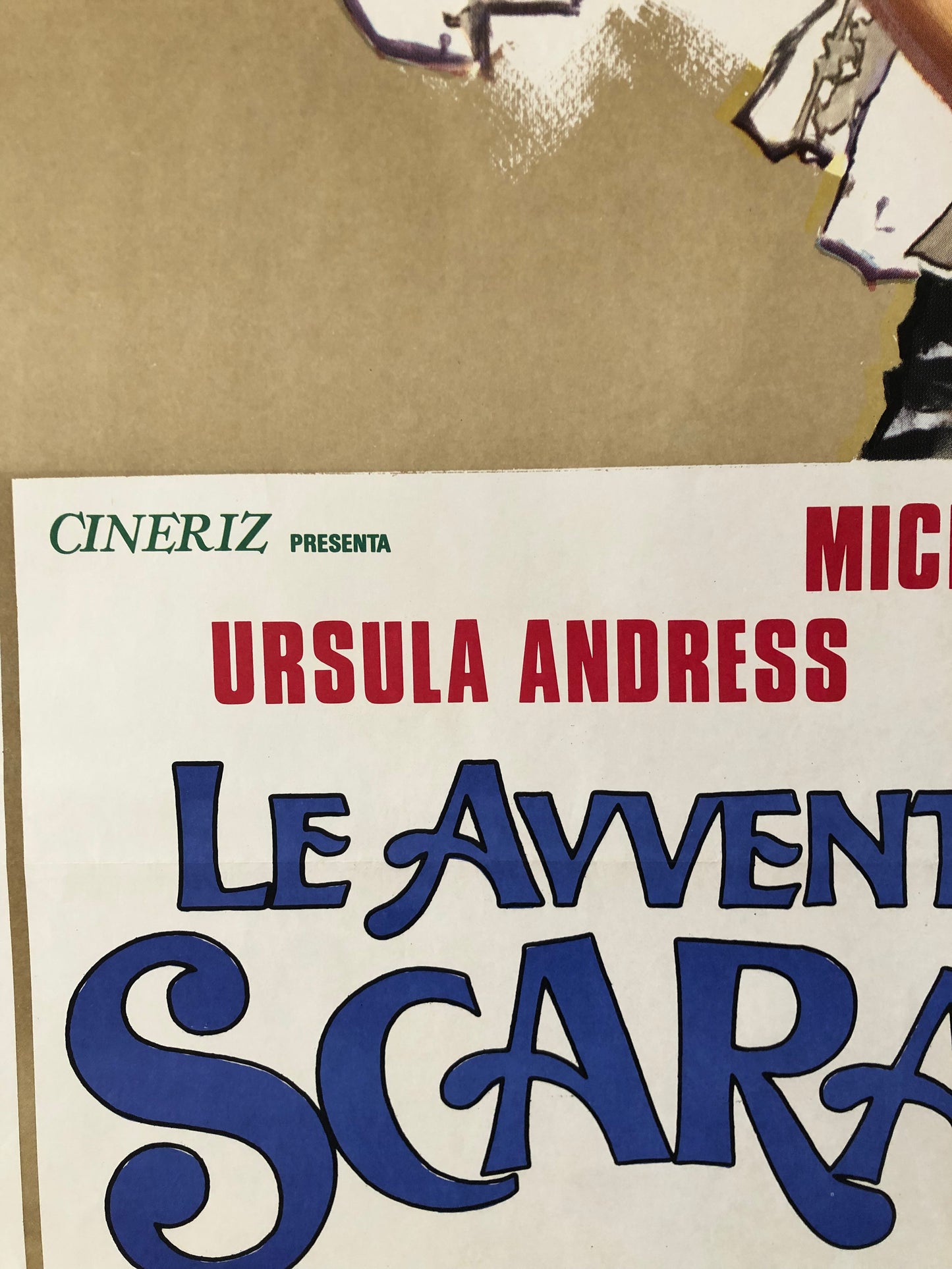 Manifesto Da Cinema Originale "Scaramouche - Le Avventure E Gli Amori" Anno 1976, misure 140x100