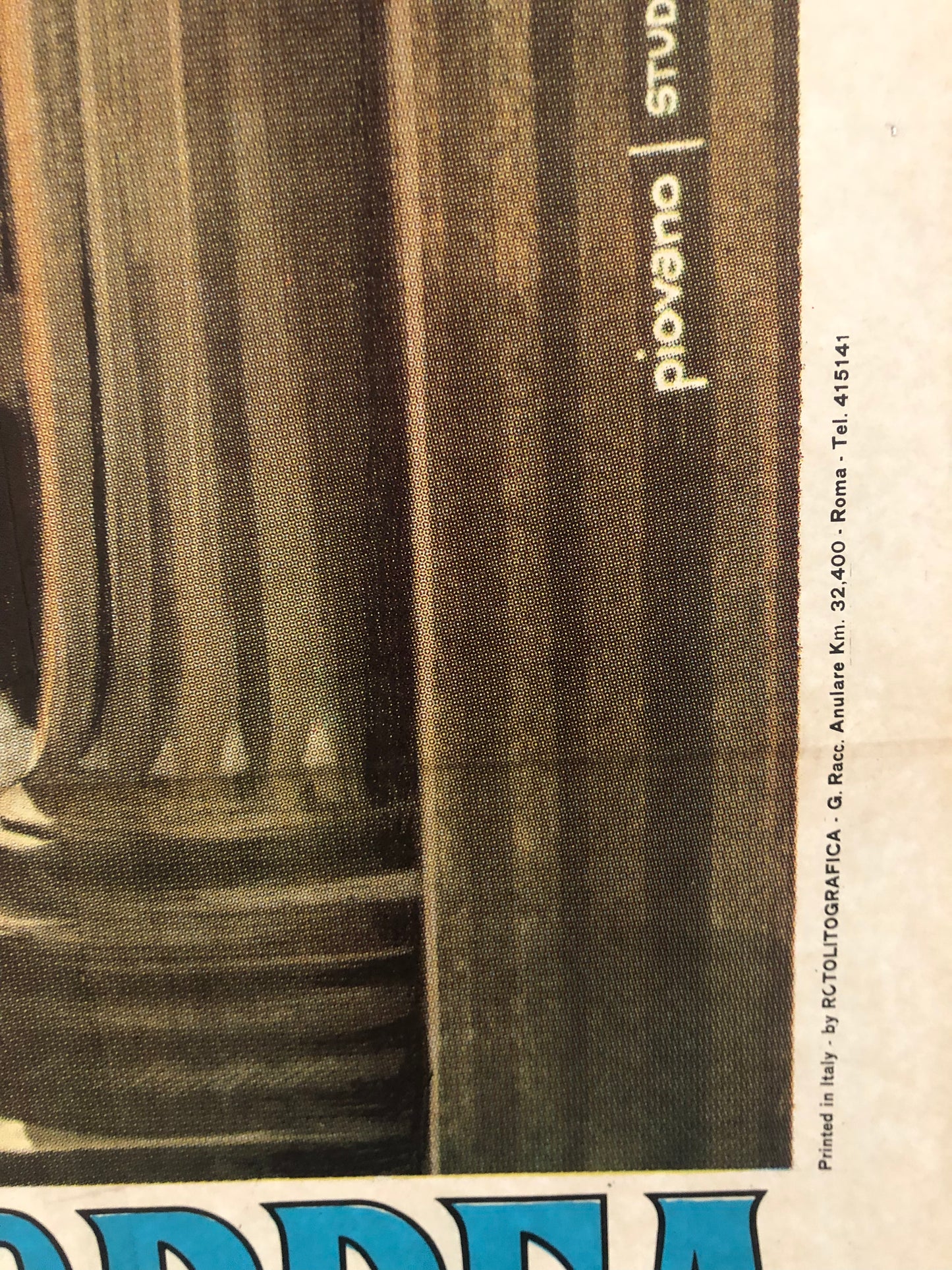 Manifesto Da Cinema Originale "Le Calde Notti Di Poppea", Anno 1969, Locandina 140x100