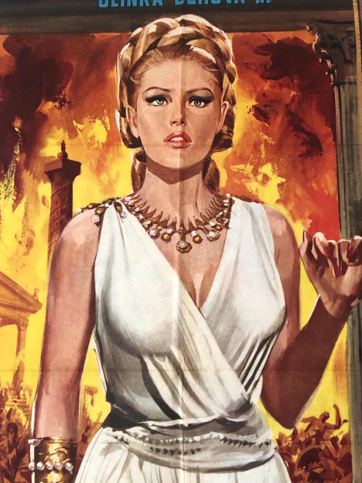 Manifesto Da Cinema Originale "Le Calde Notti Di Poppea", Anno 1969, Locandina 140x100