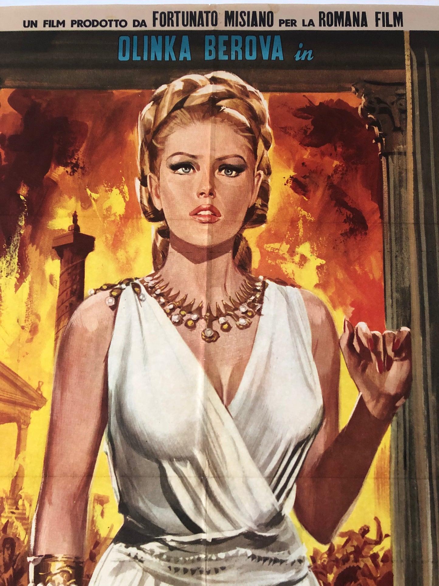 Manifesto Da Cinema Originale "Le Calde Notti Di Poppea", Anno 1969, Locandina 140x100