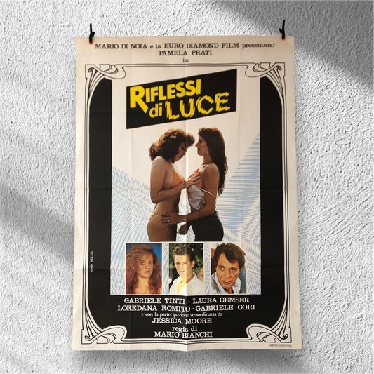 Manifesto Da Cinema Originale Riflessi Di Luce Film Anno 1987 Locandina Poster 140x100