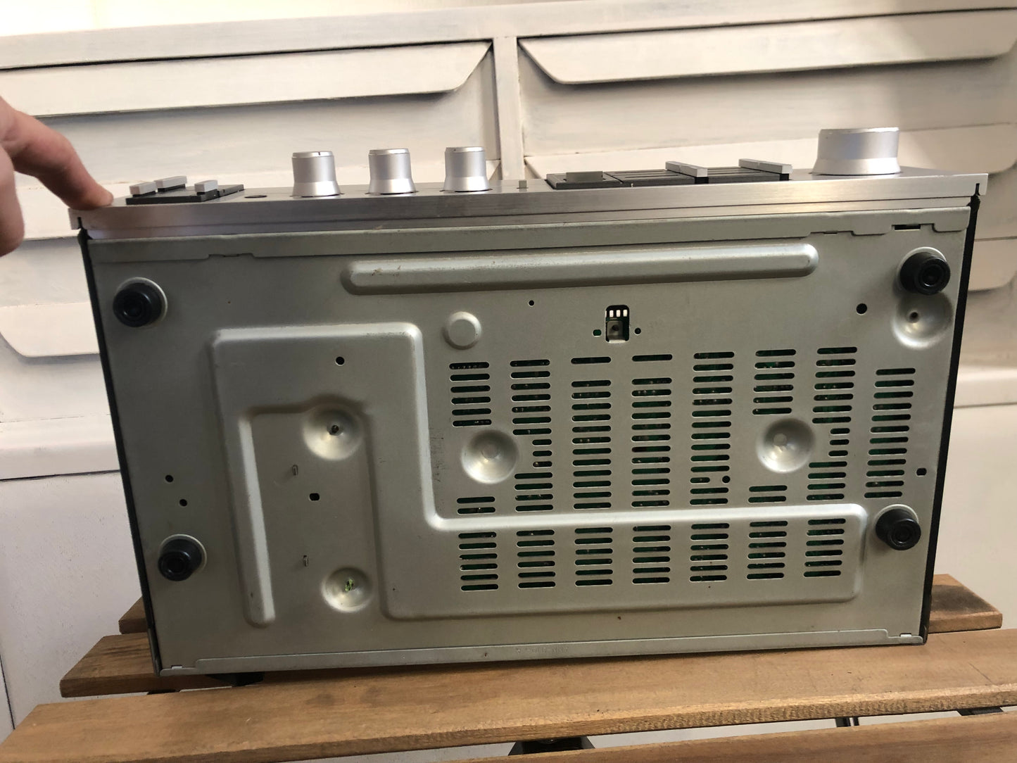 Amplificatore Pioneer SA-740 Stereo Hi-fi Vintage Epoca Anni 80 Giappone Argento